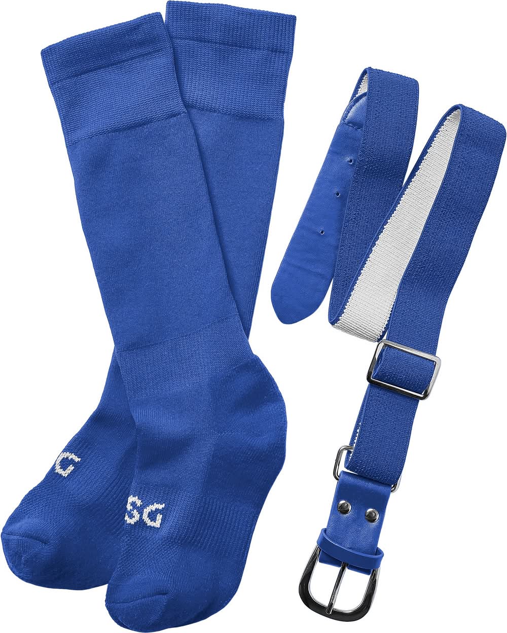 DSG Youth Socks & Belt Combo Pack (Royal, M)