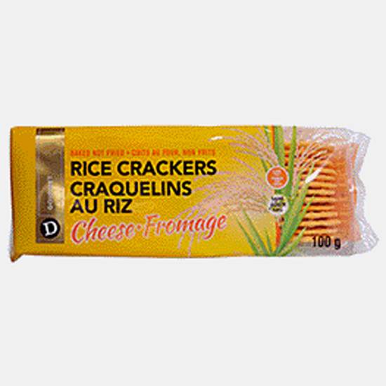 D Gourmet Rice Crackers - Cheese Flavour (100g)
