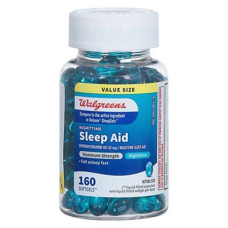Walgreens Wal-Som Nighttime Sleep Aid Softgels (32ct)