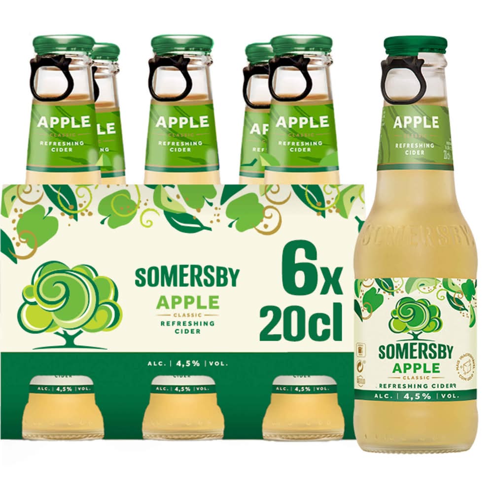 Sidra com Álcool Maçã Somersby (emb. 6 x 20 cl)