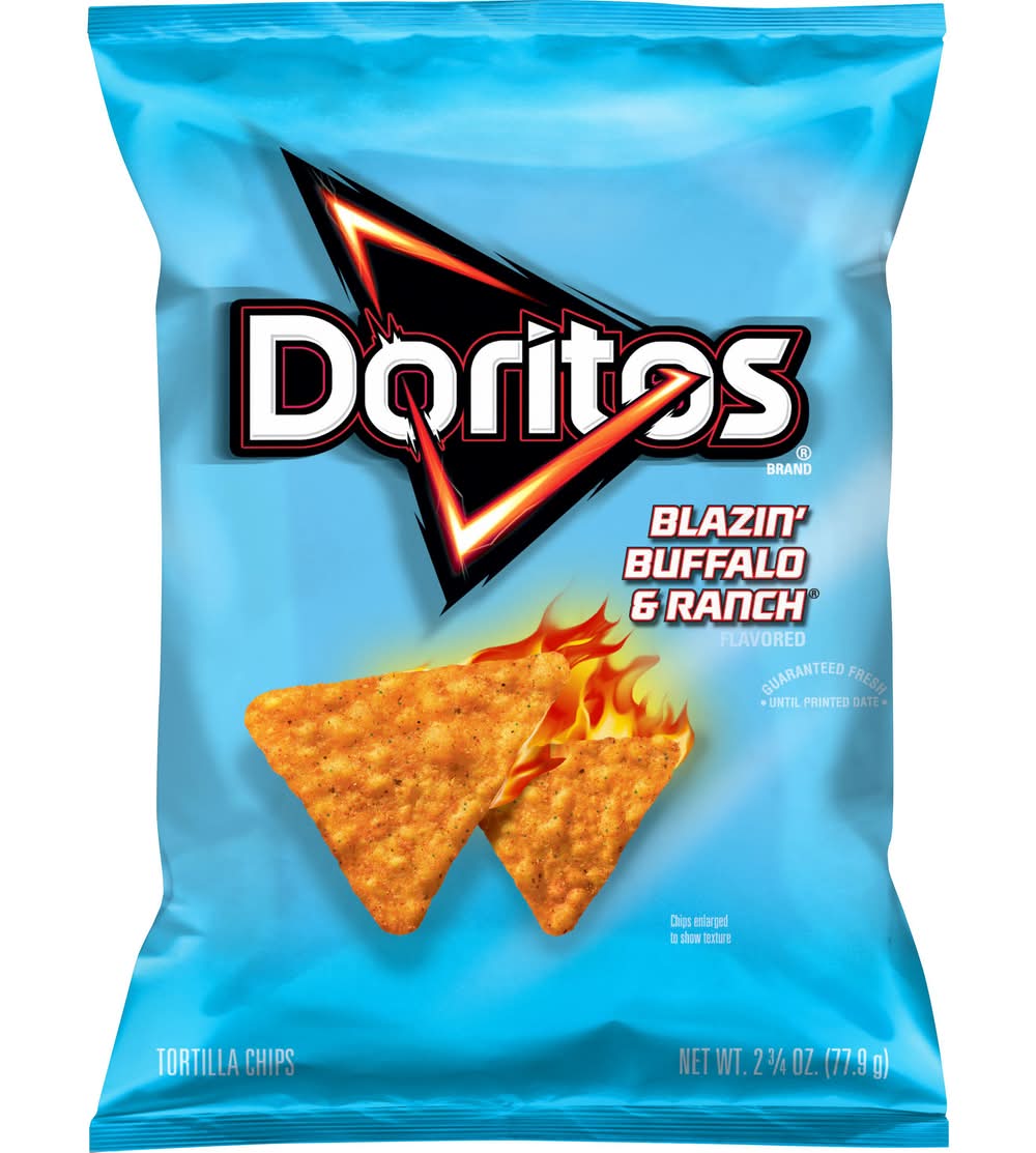 Doritos Tortilla Chips, Blazin' Buffalo & Ranch (2.75 oz)