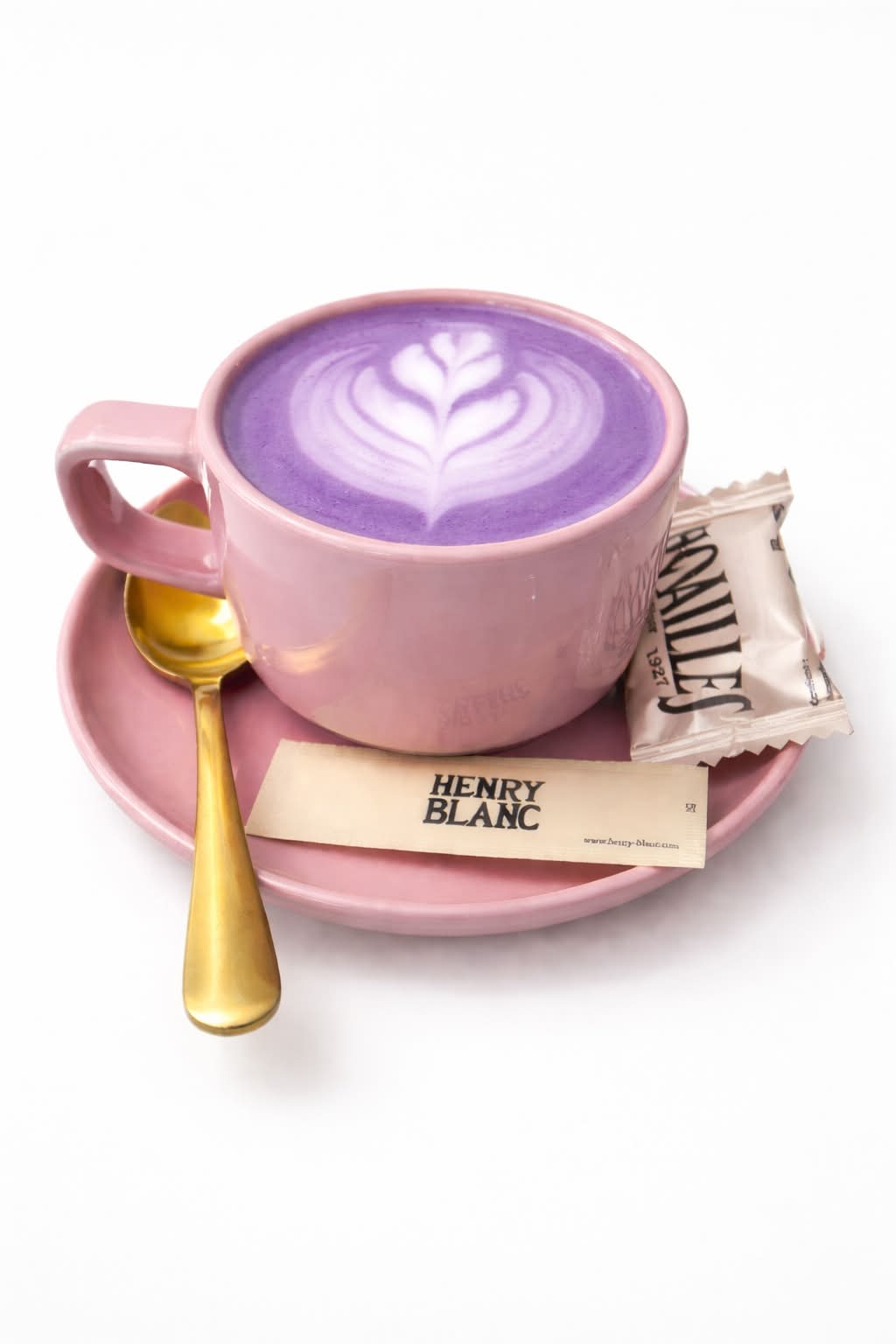 Ube latte