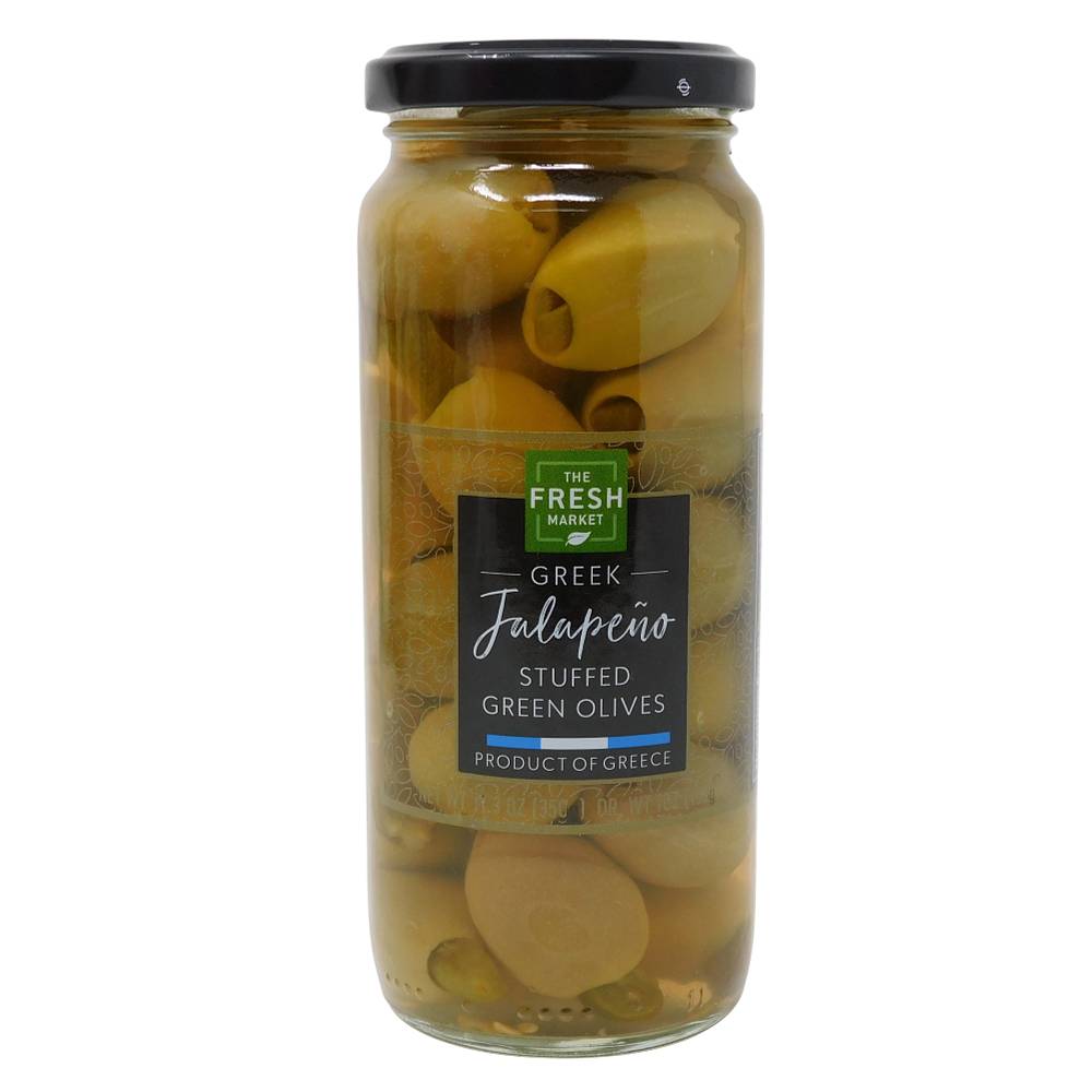 The Fresh Market Jalapeno Stuffed Green Olives (7 oz)