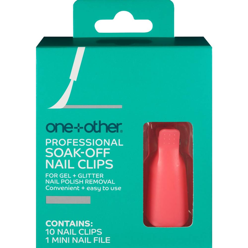 One+Other Professional Soak-Off Nail Clips (10 ct)