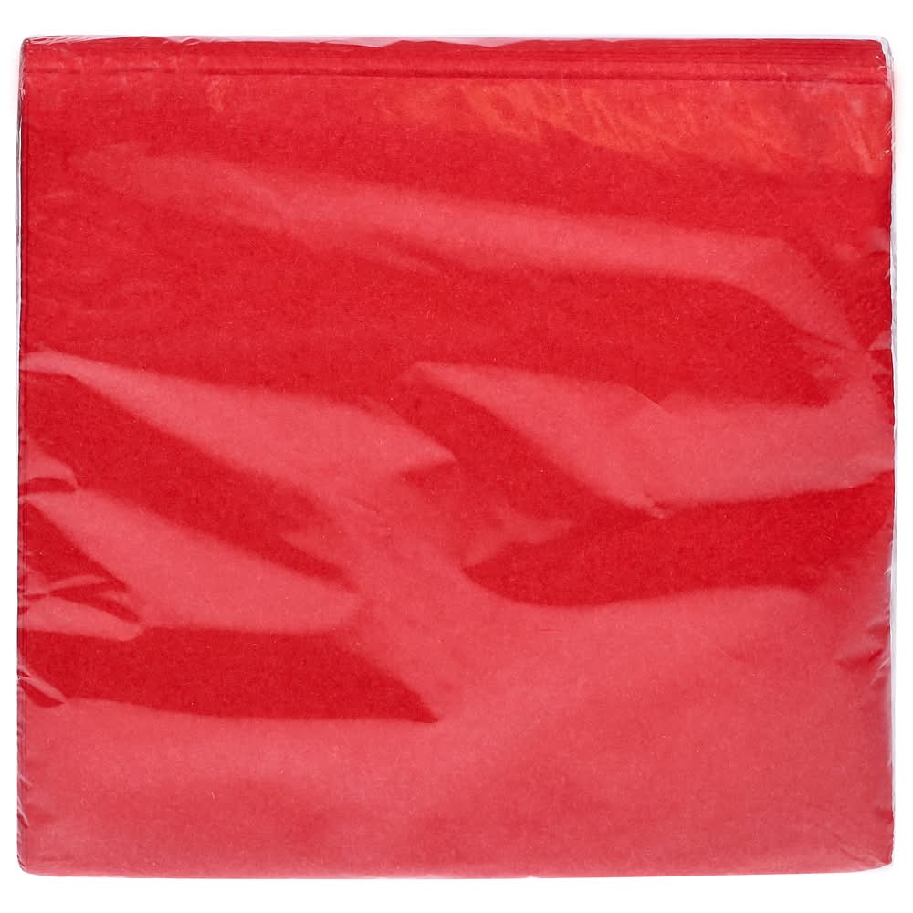 Unique 6.5 In Red Napkins (3.6 oz, 20 ct)