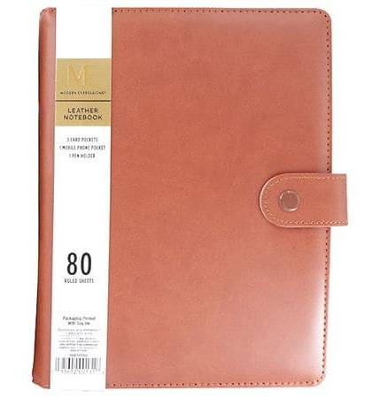 Modern Expressions Leather Notebook