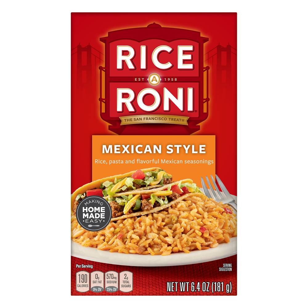 Rice-A-Roni Mexican Style Rice and Pasta Seasonings