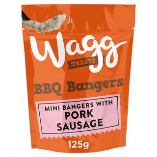 Wagg Treats BBQ Bangers 125g