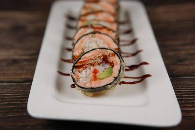 Salmon Tempura Roll (Not Gluten Free)