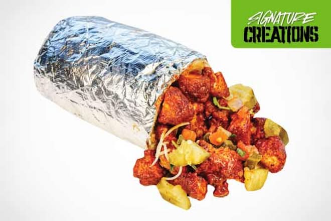 NASHVILLE HOT CHICKEN BURRITO