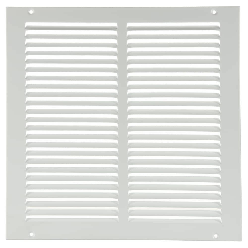 RELIABILT 12-in x 12-in Steel White Sidewall/Ceiling Grille | 7111212WH