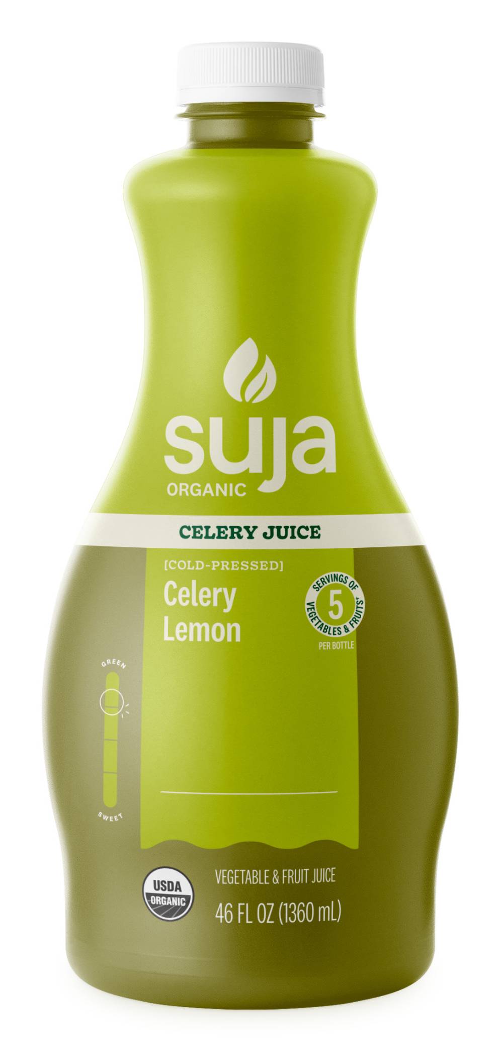 Suja Organic Organic Celery Juice Vegetable and Fruit Juice (46 fl oz)