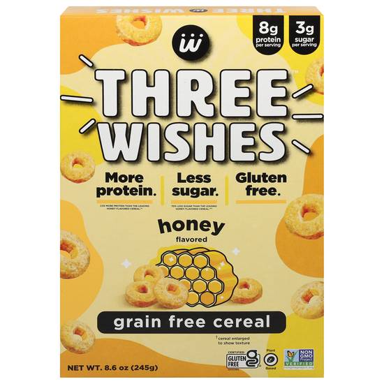 Three Wishes Grain Free Cereal (honey)