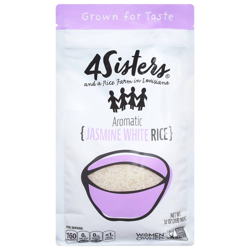 4Sisters Aromatic Jasmine Long Grain White Rice (2 lbs)