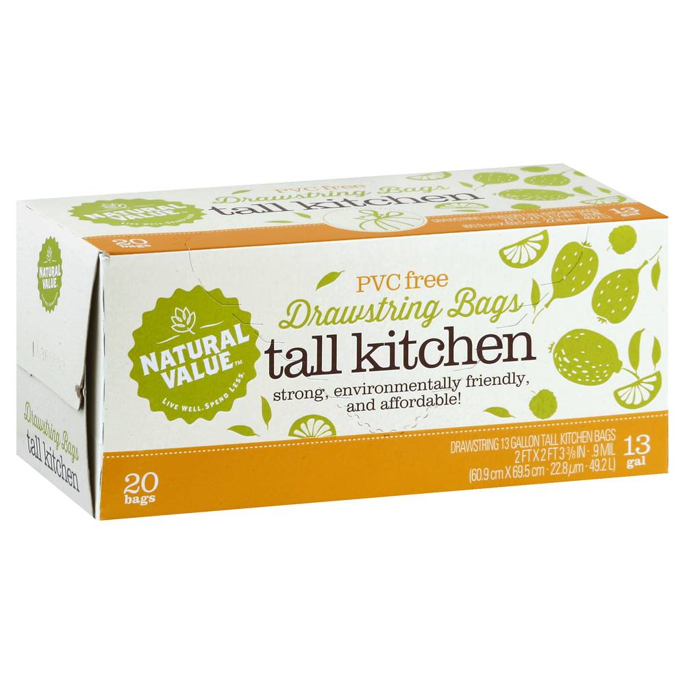 Natural Value Tall Kitchen Bags