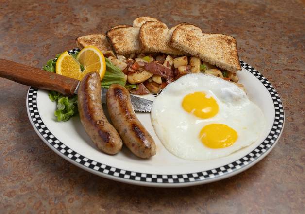 Chicken Sausage Link & Eggs