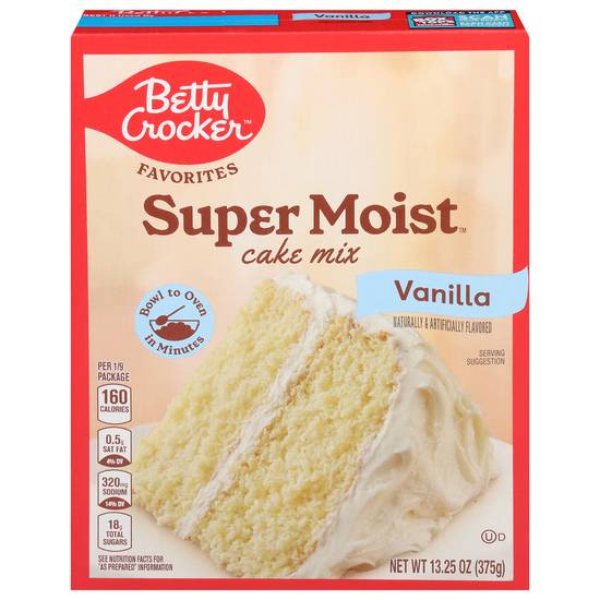 Betty Crocker Supermoist Vanilla Cake Mix