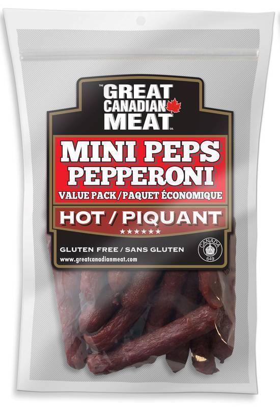 GCM Mini Peps Pepperoni piquant 225 g