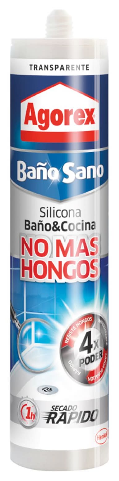 Sellante no más hongos baño sano transparente 300 ml