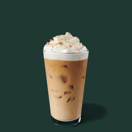 Order Iced Chestnut Praline Latte food online from Starbucks store, Palmetto Bay on bringmethat.com