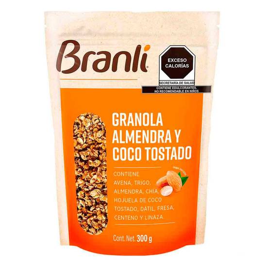 Branli granola almendra y coco tostado (doypack 300 g)