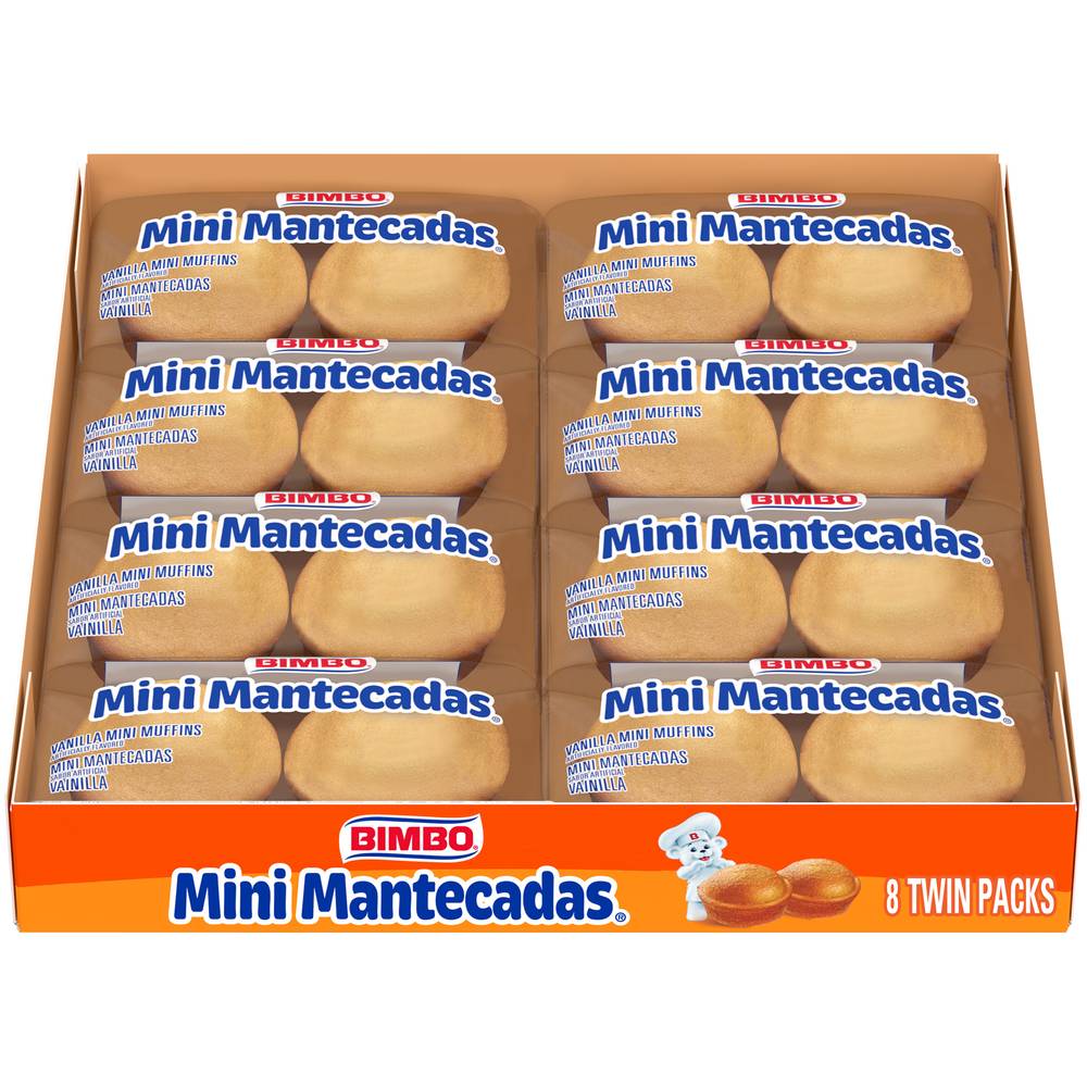 Bimbo Mini Mantecadas Vanilla Mini Muffins (8 ct)