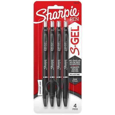 Sharpie S-Gel Pen Black .5Mm (4 ct)