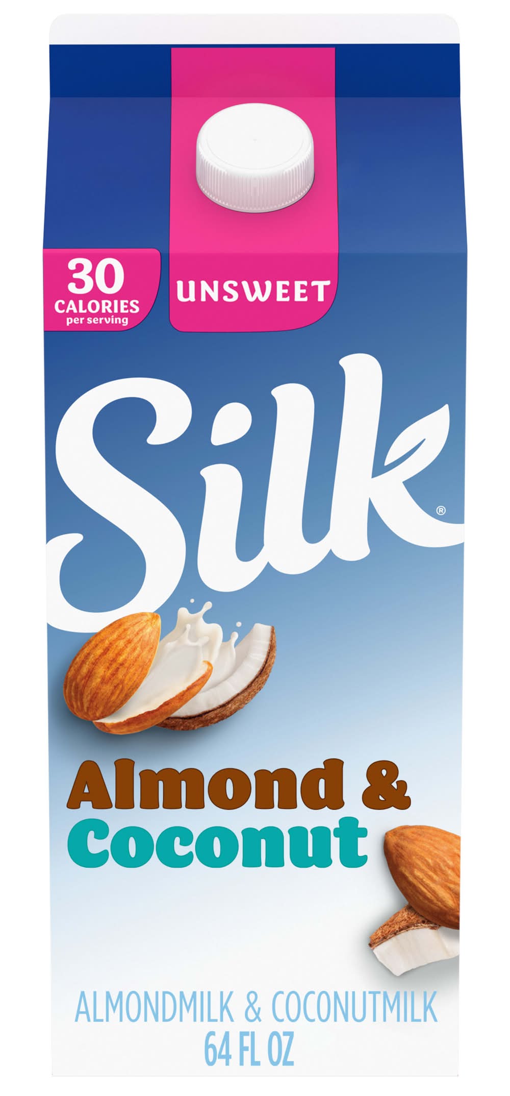 Silk Unsweet Almond & Coconut Milk (64 fl oz)