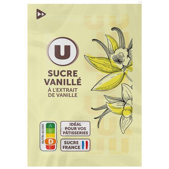 Les Produits U - Sucre à l'extrait de vanille