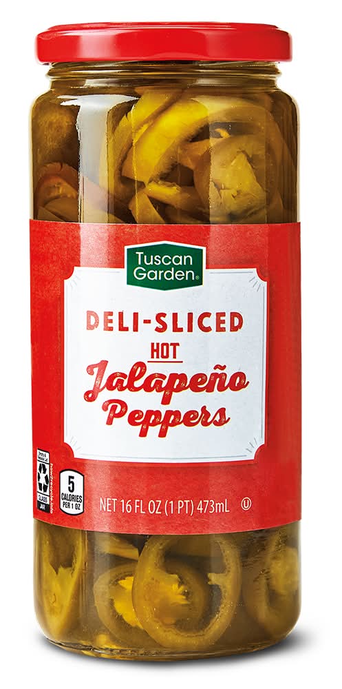 Tuscan Garden Deli Sliced Hot Jalapeño Peppers (16 fl oz)