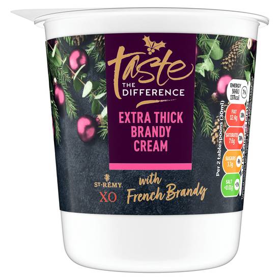 SAVE £0.25 Sainsbury's Extra Thick Brandy Cream, Taste the Difference 250ml