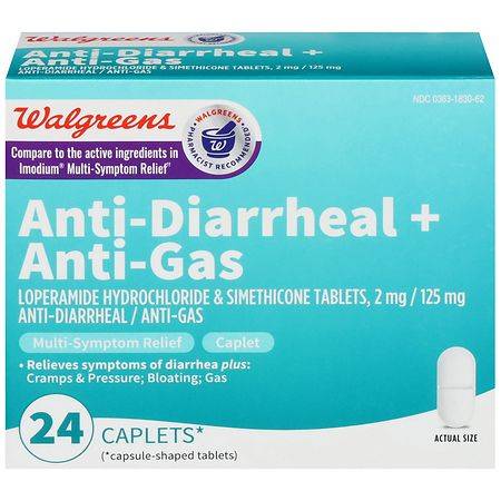 Walgreens Anti-Diarrheal Multi-Symptom Caplets