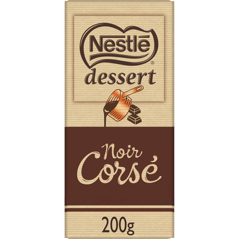 Nestlé - Dessert chocolat noir corsé à patisser