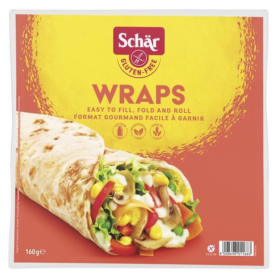 Gluten free wraps - schär - 160g