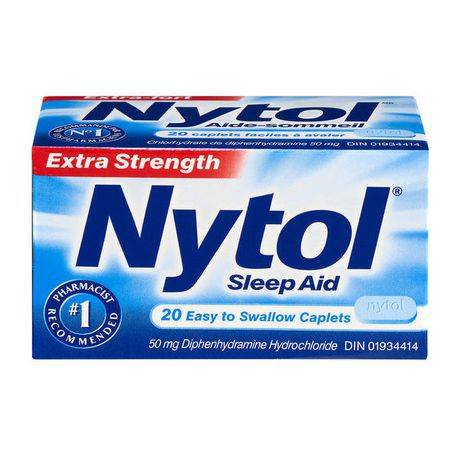 Nytol Extra Strength Sleep Aid Caplets 50 mg (20 g)