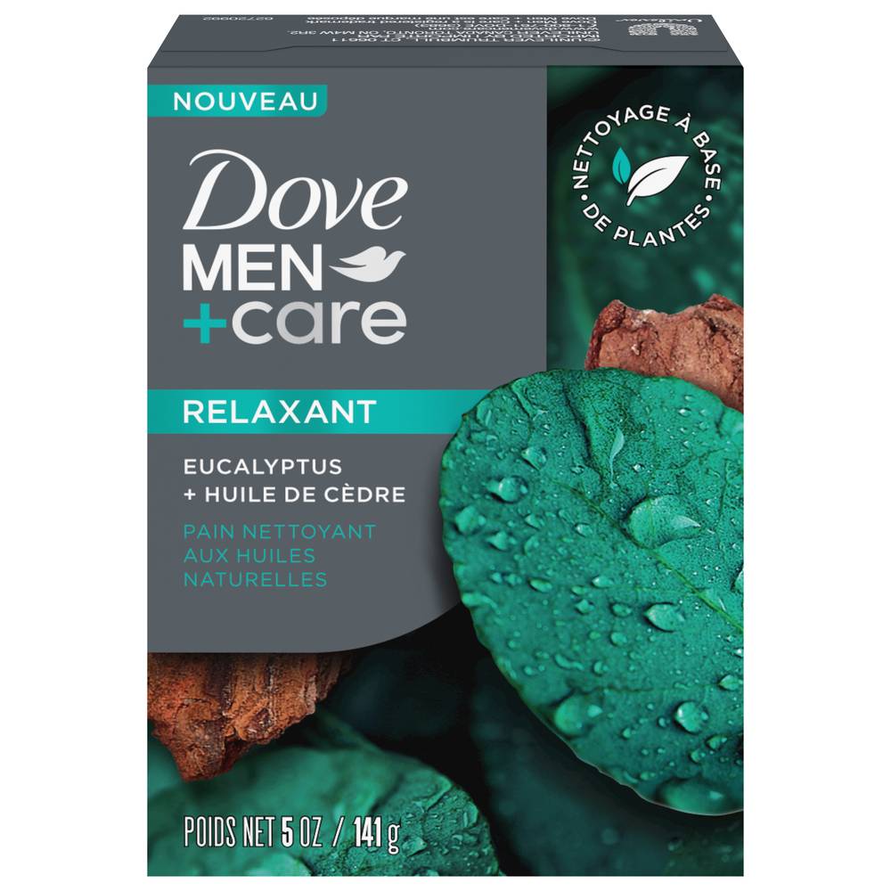 Dove Men+Care Cleansing Bar Soap Eucalyptus + Cedar Oil