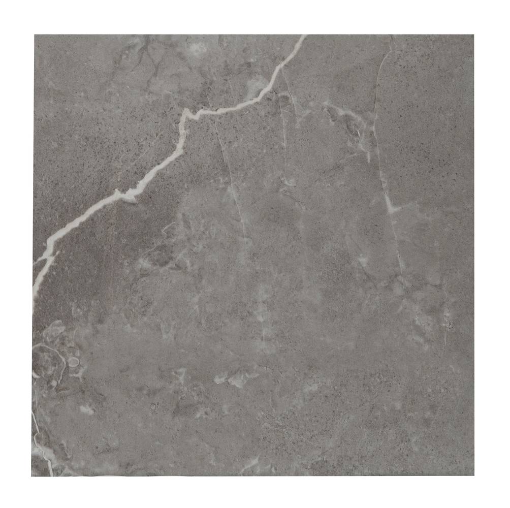 Style Selections Mystic Marble Gray Marble Look 3-mil x 12-in W x 12-in L Water Resistant Peel and Stick Luxury Vinyl Tile Flooring (1-sq ft/ Piece) | LSS10612APS