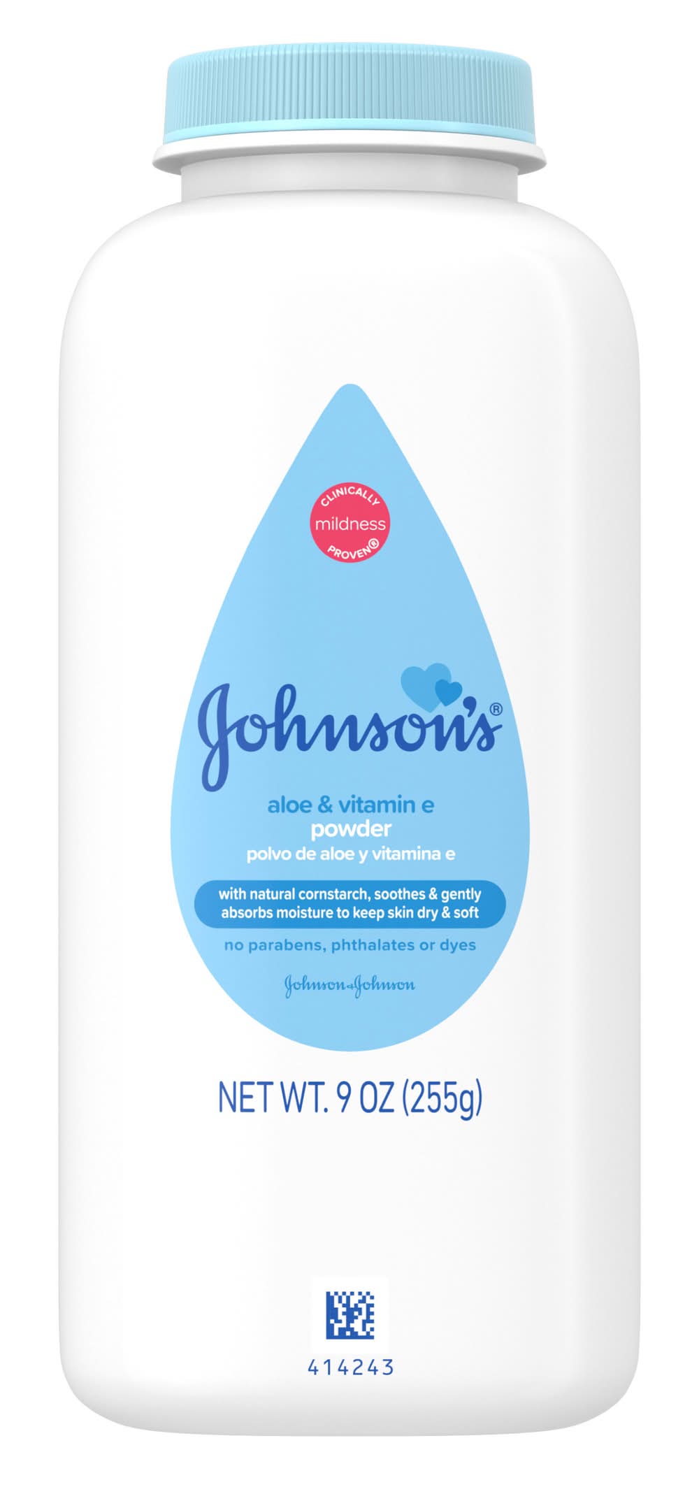 Johnson's Soothing Aloe & Vitamin E Baby Powder (9 oz)