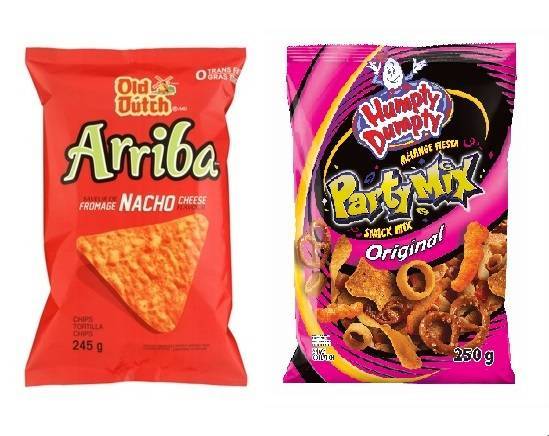 Arriba and Party Mix 2 for $9