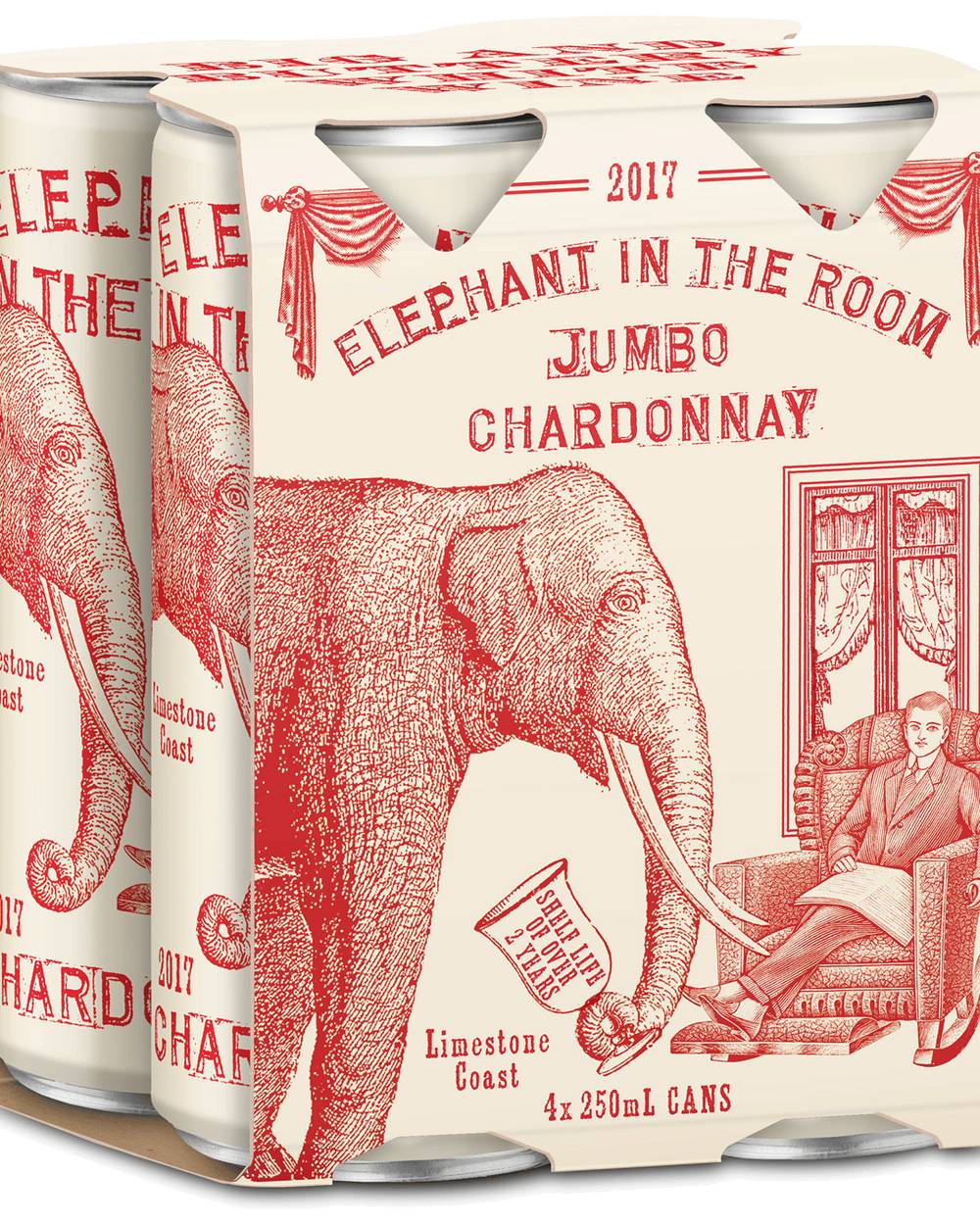Elephant In The Room Chardonnay 4X250ml