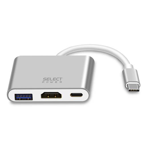 Select Power · Adaptador usb-c