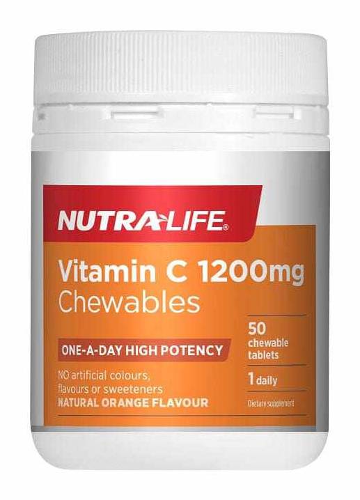 Nutra-Life Vitamin C 1200mg Tablets 50s