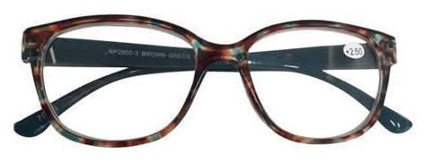 Óculos Leitura Rp2800-3 Brown Green/Sc+2.00