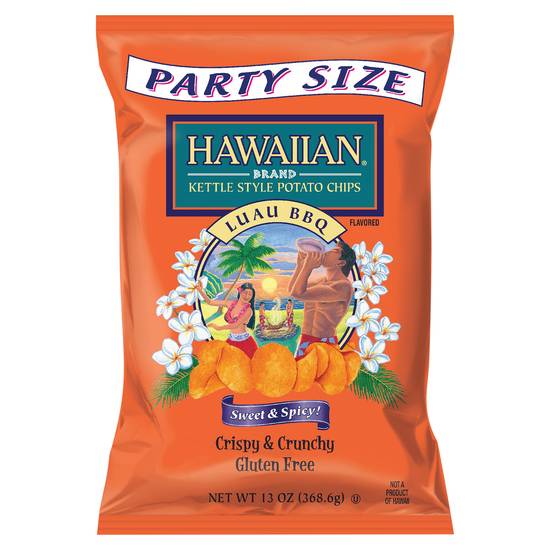 Hawaiian Luau Bbq Kettle Style Potato Chips