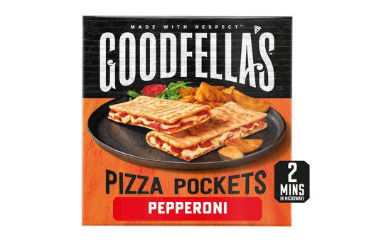 Frozen Goodfella's 2 Pepperoni Pizza Pockets 250g