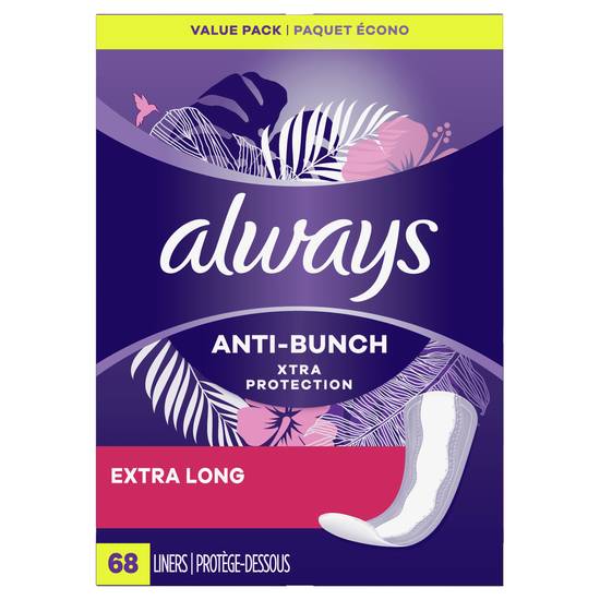 Always Xtra Protection 3-in-1 Daily Liner (68 ct)