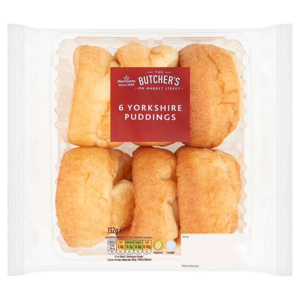 Morrisons The Butcher's on Market Street Yorkshire Puddings (6 pack)