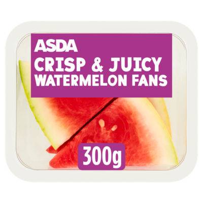 ASDA Crisp & Juicy Watermelon Fans 300g