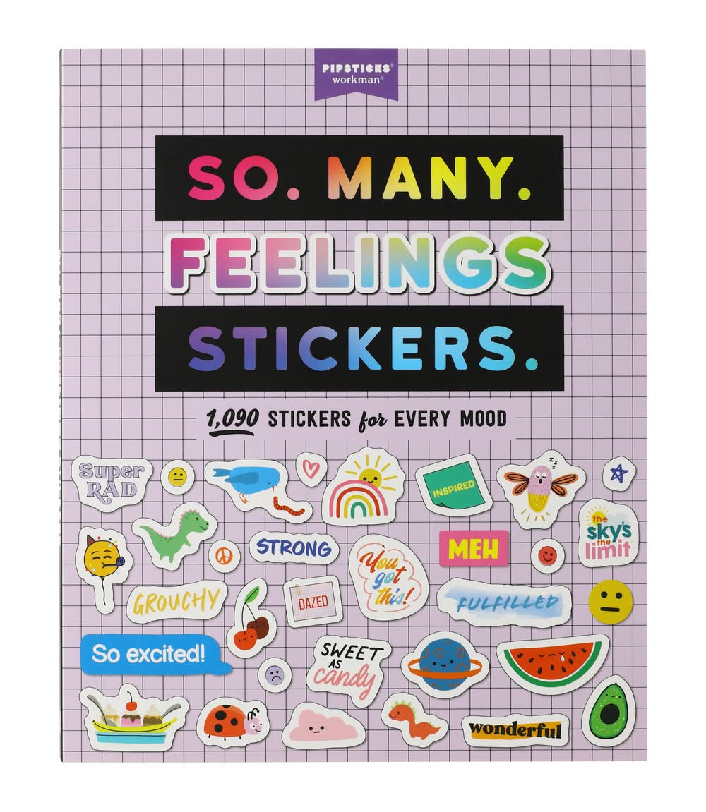 'So Many Feelings' Stickers Book 1,090-Count