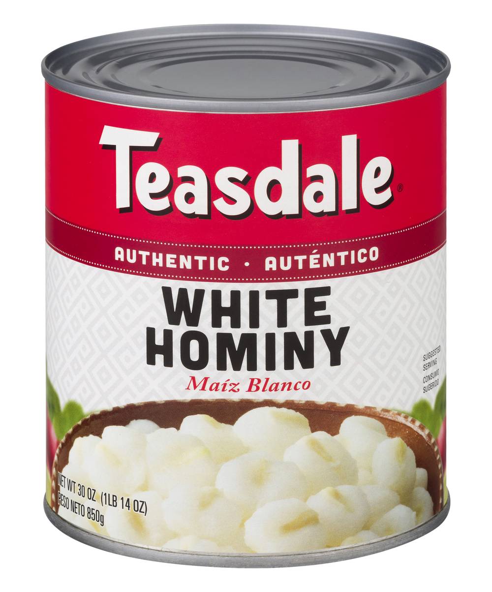 Teasdale White Hominy (30 oz)